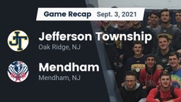 Recap: Jefferson Township  vs. Mendham  2021