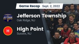 Recap: Jefferson Township  vs. High Point  2022
