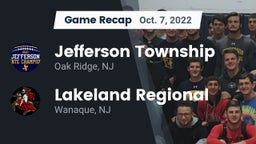 Recap: Jefferson Township  vs. Lakeland Regional  2022