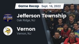 Recap: Jefferson Township  vs. Vernon  2022