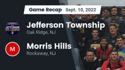 Recap: Jefferson Township  vs. Morris Hills  2022
