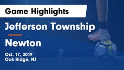 Jefferson Township  vs Newton   Game Highlights - Oct. 17, 2019