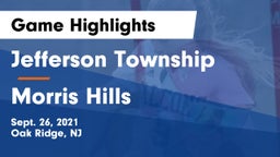 Jefferson Township  vs Morris Hills  Game Highlights - Sept. 26, 2021