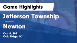 Jefferson Township  vs Newton  Game Highlights - Oct. 6, 2021