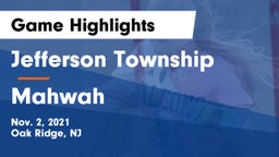 Jefferson Township  vs Mahwah  Game Highlights - Nov. 2, 2021