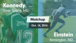 Matchup: Kennedy  vs. Einstein  2016