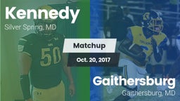 Matchup: Kennedy  vs. Gaithersburg  2017