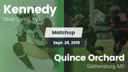 Matchup: Kennedy  vs. Quince Orchard  2018