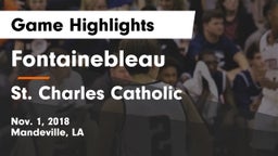 Fontainebleau  vs St. Charles Catholic  Game Highlights - Nov. 1, 2018