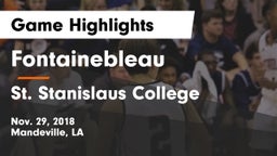 Fontainebleau  vs St. Stanislaus College Game Highlights - Nov. 29, 2018
