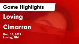 Loving  vs Cimarron Game Highlights - Dec. 18, 2021