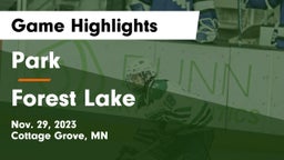 Park  vs Forest Lake  Game Highlights - Nov. 29, 2023