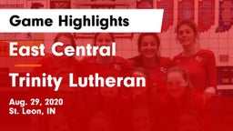 East Central  vs Trinity Lutheran  Game Highlights - Aug. 29, 2020