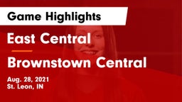 East Central  vs Brownstown Central  Game Highlights - Aug. 28, 2021