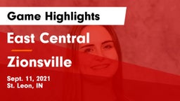 East Central  vs Zionsville  Game Highlights - Sept. 11, 2021