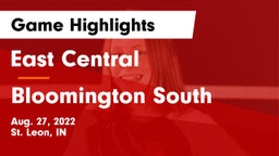 East Central  vs Bloomington South  Game Highlights - Aug. 27, 2022