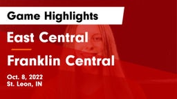 East Central  vs Franklin Central Game Highlights - Oct. 8, 2022