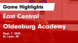 East Central  vs Oldenburg Academy  Game Highlights - Sept. 7, 2023