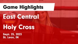 East Central  vs Holy Cross Game Highlights - Sept. 25, 2023