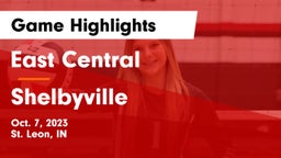East Central  vs Shelbyville Game Highlights - Oct. 7, 2023