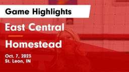 East Central  vs Homestead Game Highlights - Oct. 7, 2023