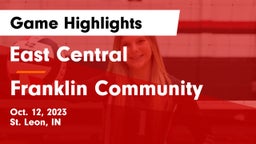 East Central  vs Franklin Community  Game Highlights - Oct. 12, 2023
