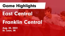 East Central  vs Franklin Central  Game Highlights - Aug. 20, 2022