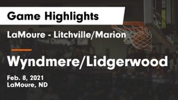 LaMoure - Litchville/Marion vs Wyndmere/Lidgerwood  Game Highlights - Feb. 8, 2021