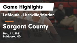 LaMoure - Litchville/Marion vs Sargent County Game Highlights - Dec. 11, 2021