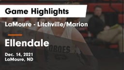 LaMoure - Litchville/Marion vs Ellendale  Game Highlights - Dec. 14, 2021