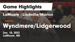 LaMoure - Litchville/Marion vs Wyndmere/Lidgerwood  Game Highlights - Jan. 10, 2022