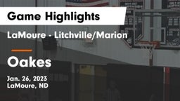 LaMoure - Litchville/Marion vs Oakes  Game Highlights - Jan. 26, 2023
