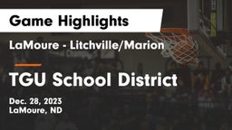 LaMoure - Litchville/Marion vs TGU School District Game Highlights - Dec. 28, 2023