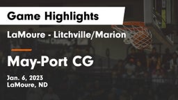 LaMoure - Litchville/Marion vs May-Port CG  Game Highlights - Jan. 6, 2023