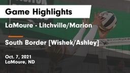 LaMoure - Litchville/Marion vs South Border [Wishek/Ashley]  Game Highlights - Oct. 7, 2021