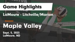 LaMoure - Litchville/Marion vs Maple Valley Game Highlights - Sept. 5, 2023