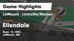 LaMoure - Litchville/Marion vs Ellendale  Game Highlights - Sept. 12, 2023