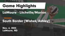 LaMoure - Litchville/Marion vs South Border [Wishek/Ashley]  Game Highlights - Nov. 6, 2023