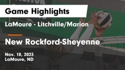 LaMoure - Litchville/Marion vs New Rockford-Sheyenne  Game Highlights - Nov. 18, 2023