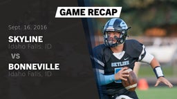 Recap: Skyline  vs. Bonneville  2016