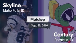 Matchup: Skyline  vs. Century  2016