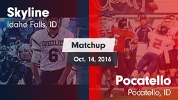 Matchup: Skyline  vs. Pocatello  2016