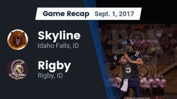 Recap: Skyline  vs. Rigby  2017
