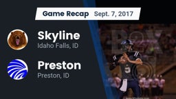 Recap: Skyline  vs. Preston  2017
