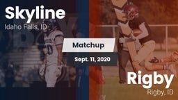 Matchup: Skyline  vs. Rigby  2020