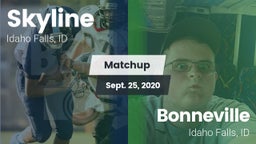 Matchup: Skyline  vs. Bonneville  2020