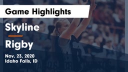 Skyline  vs Rigby  Game Highlights - Nov. 23, 2020