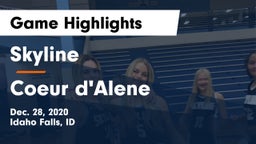 Skyline  vs Coeur d'Alene  Game Highlights - Dec. 28, 2020