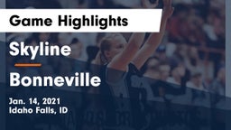 Skyline  vs Bonneville  Game Highlights - Jan. 14, 2021