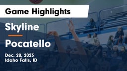 Skyline  vs Pocatello  Game Highlights - Dec. 28, 2023